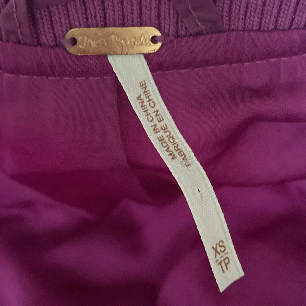 Free people quilted pink Bomber Jacket XS. Perfect condition. - Picture 5 of 7